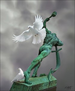 swords into plowshares