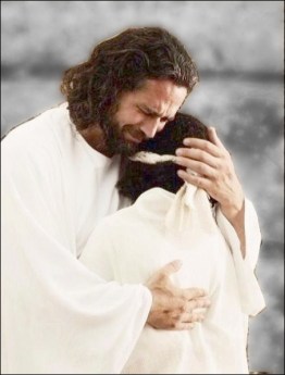 Christ comforting