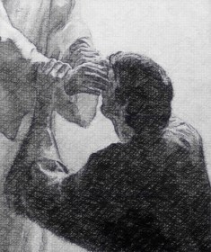 healing the blind man's eyes