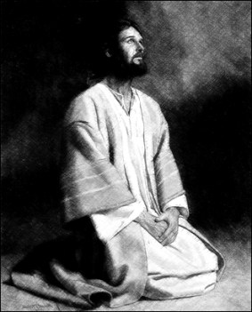 Christ praying 2