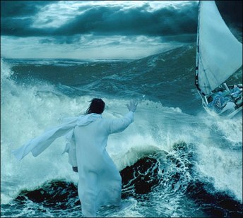 cHRIST WALKING ON WATER