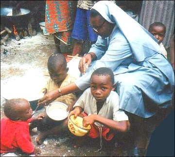 feeding the poor