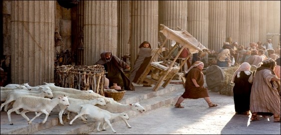 christ clearing the temple