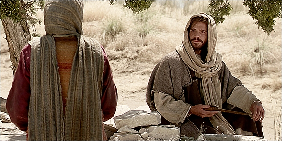jesus and woman at the well