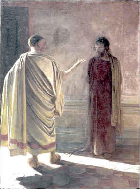 cHRIST BEFOROE PILATE