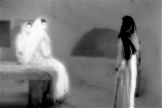 Mary Magdalene and angels